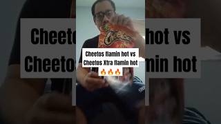 Cheetos flamin hot vs Cheetos Xtra flamin hot #cheetos