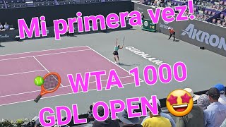 Mi primera vez en un torneo WTA 1000