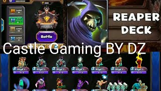 6K+ Trophy Gameplay 🏆 Castle Crush 🏰 Reaper Deck Use 😱😱 @castlegamingbydz