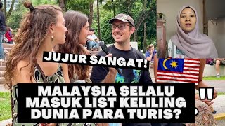 TURIS EROPA RELA "RESIGN" KERJA DEMI KE MALAYSIA? | INDONESIA REACTION