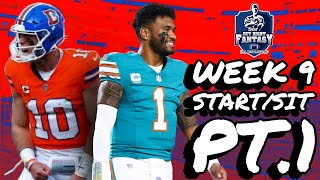 Week 9 Players you MUST Start & Sit Pt. 1 | *LIVE* chat Q&A Fantasy Football Advice