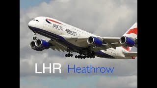 *Windy Takeoffs Compilation* RW27L London Heathrow , Incl. BA35K, Landor Livery..(04/09/19)✈️