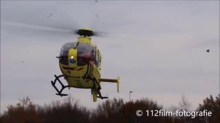 A1 Ambulance 20-125 Naar EZ vanaf Oranjestraat +Trauma Helikopter Landen En Opstijgen Bij EZ Tilburg