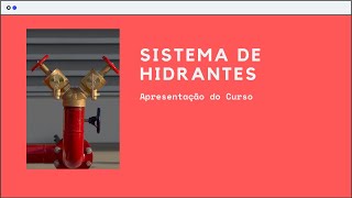 Apresentação do Curso de Hidrantes