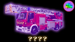 7 FIRE TRUCK Siren Horn Sound Variations & Sound Effects in 41 Seconds