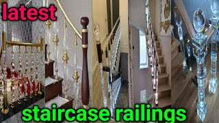 "Top Trending Staircase Railing Ideas for 2024!" #railing