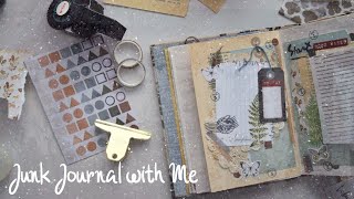 Junk Journal with Me | Ep. #3 | Hand Stitching & Hanging Elements