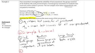 2-samp t interval