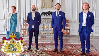 Prins Carl Philip delade ut stipendier till unga tecknare