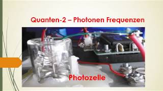 Quanten 2 Photonen und Frequenzen Wellen, Negativ-Ladung einer Kathode,  elektromagnetische Strahlen