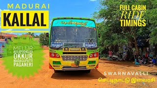 SWARNAVALLI 💛 MADURAI TO KALLAL 💥 CABIN RIDE 🔥 SOORIYA VP