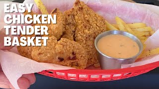 EASY FROZEN CHICKEN TENDER BASKET | Blackstone E Series Griddle