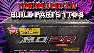 Yokomo Master Drift MD 2.0 Limited Edition Kit part 1 to 8