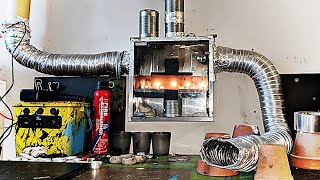 Cost Of Living STAYING WARM #4 OFF GRID DIY Candle Heater - Fitting A Flue Was A MISTAKE !!