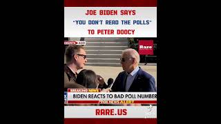 Biden SNAPS at Peter Doocy and says “you don’t read the polls”