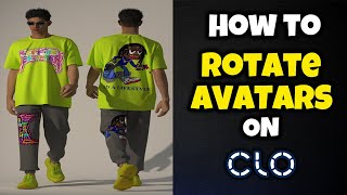 Clo3d Tutorials: How to ROTATE AVATAR on Clo3d