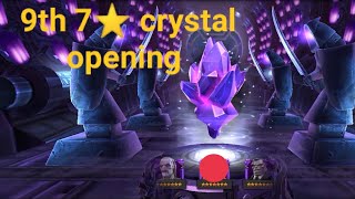 My 9th 7 star crystal | mcoc crystal opening