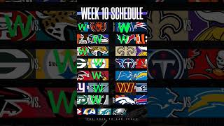 NFL week 10 schedule predictions #nfl #nflseason #shortsfeed #shorts