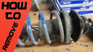 Ford Capri laser mk3 macpherson strut removal