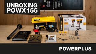 POWERPLUS - POWX155 kolomboormachine Unboxing