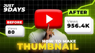 THUMBNAIL MASTERCLASS ✅ How to make YouTube Thumbnail in Photoshop