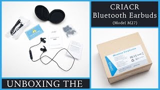 Unboxing: CRIACR Wireless Bluetooth Earbuds