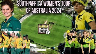 South Africa women's tour of Australia 2024 full schedule |Women's tour ||Cricket World