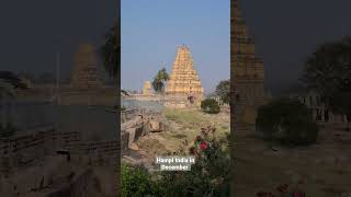 Hampi India Temple View In December Morning #southindia #travel