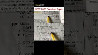 NEET 2023 Question Paper | NCERT Reading with PYQ | NCERT based MCQ practice for NEET biology| Pt 7