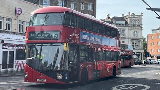 London Bus Route 19- Finsbury Park to Battersea Bridge, South Side (details in the description)