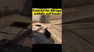 Tutorial For Mirage Middle Self-Boost #cs2 #csgo #mirage