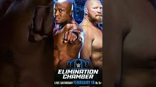 Brock Lesnar vs Bobby Lashley Elimination chamber match #shorts