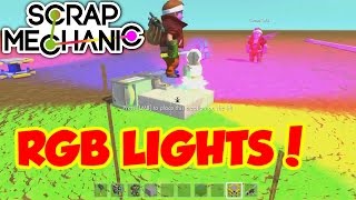 LIGHTS! RGB & Glitches! [Scrap Mechanic HD]