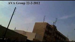 2 جامعة حلب نزلة أدونيس إطلاق نار 22-2-2012