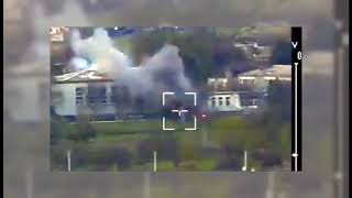 Ukrainian Stugna-P ATGM strike against a Russian tank in Ivanivka Kherson Oblast