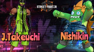 [SF6] John Takeuchi(Rashid) vs Nishikin(Blanka) High Level [Street Fighter 6]