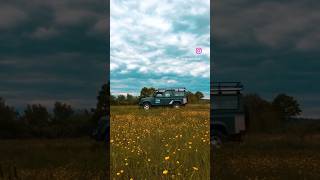 When your Defender wants to be in a Wes Anderson movie #landrover #defender #wesanderson