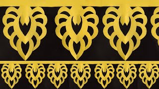 paper cutting design| border design for bulletin board| paper cutting art | soft board border design