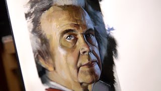 Портрет / Speedpainting. Sketch Bilbo Baggins portrait.The Lord of the Rings.Oil Painting