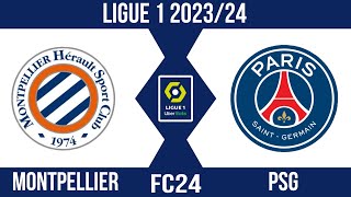 FC24 | Montpellier VS PSG | รับชมก่อนเเข่งจริง