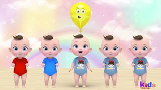 color balloon Sing a Song | Wheels On TheBus +more Nursery Rhymes & Kids Songs |Kindergarten