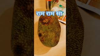 Jackfruit Easy Cutting Style| काटने पर क्या निकला। #shorts #ytshort #jackfruit #cuttingskills #कटहल