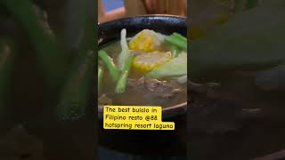 Bulalo Filipino resto at 88 hotspring in laguna #ytshorts