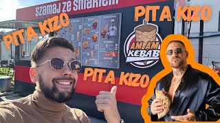 JAK SMAKUJE PITA KIZO? TEST AM AM KEBAB| MUKBANG | ASMR po polsku