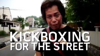 Kickboxing For The Street : The Power of Destruction of the Hook!