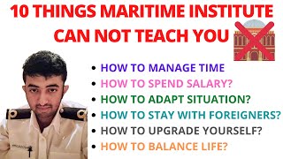 10 Things Maritime Academies Don’t Teach