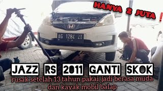 KENAPA PERLU MENGGANTI SHOCK DEPAN HONDA JAZZ RS GE8?