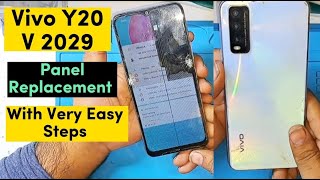 Vivo Y20 Panel Replacement | How To Open Y20 And Display Touch Restoration | Ahmad Mobile Tech