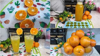 Ramadan 🌙 Special Recipe Day 1 | Homemade Orange Squash| Make and Store