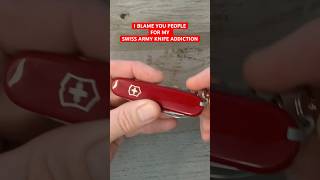 THIS VICTORINOX THING IS ALL YOUR FAULT 🔥⚔️🔥 #youtubeshorts #blade #edc